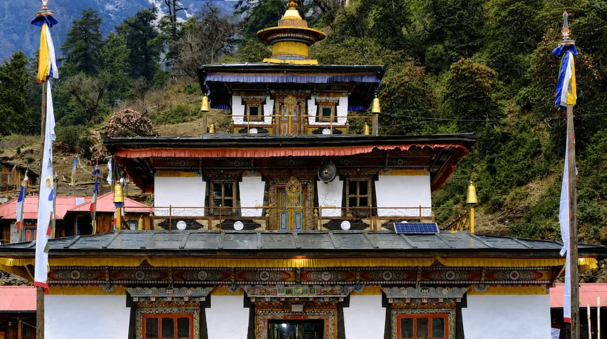 Mu Gompa monastery Tsum Valley Trek 11 Days