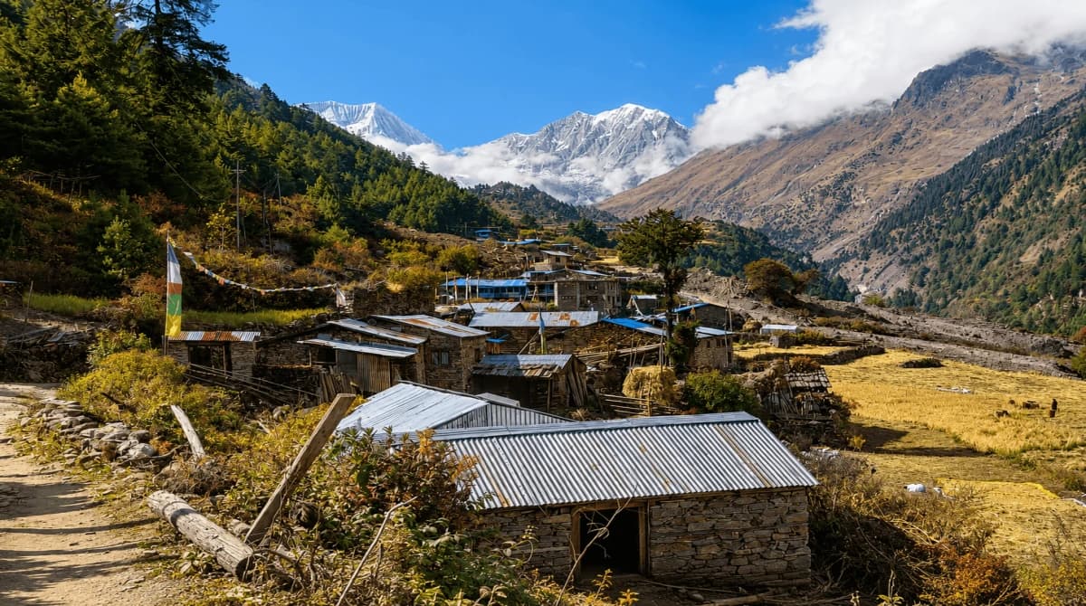 Tsum Valley Trek Nepal scenery